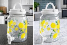 Dispenser con manija + 4 vasos - SÓLO LIQUIDOS FRIOS - 1