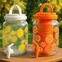 Dispenser con manija + 4 vasos - SÓLO LIQUIDOS FRIOS - 4