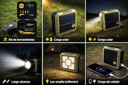 Lámpara LED portátil + KIT de herramientas - 4