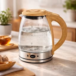 JARRA ELECTRICA DE VIDRIO Y MADERA STJCM150 - 1