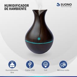 HUMIFICADOR 036 CON LUZ MADERA SUONO - 2