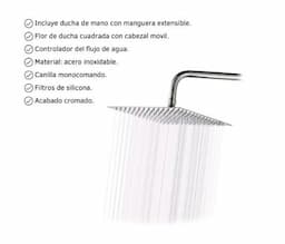 COLUMNA DE DUCHA CUADRADA ORYX JK-282A - 4